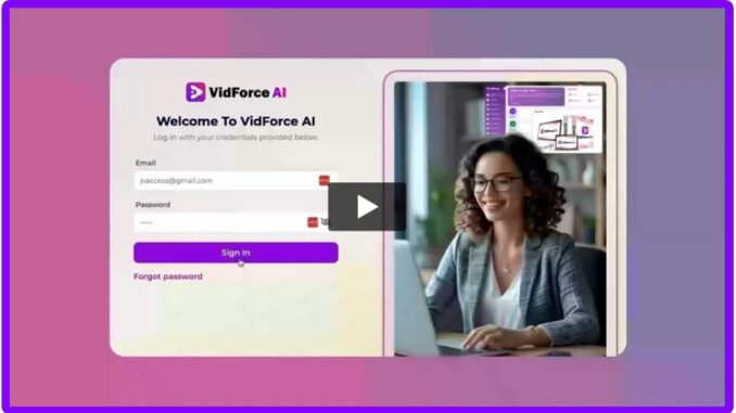 vidforce Ai Review
